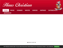 Tablet Screenshot of haus-christian.com